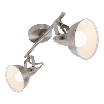 Briloner 2049-022 - Reflektorska lampa SOFT 2xE14/40W/230V mat krom
