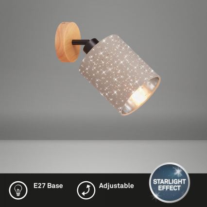 Briloner 2078-011 - Zidna reflektorska lampa SPOTLIGHT 1xE27/25W/230V bež