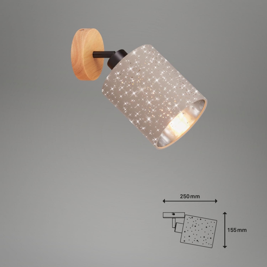 Briloner 2078-011 - Zidna reflektorska lampa SPOTLIGHT 1xE27/25W/230V bež