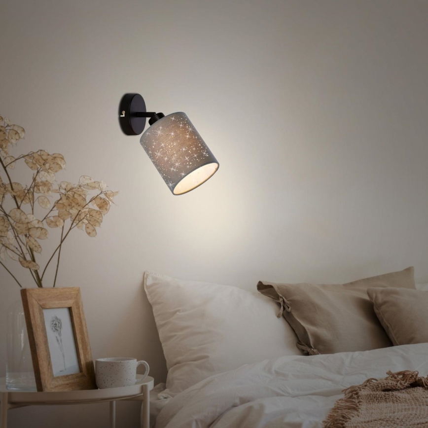 Briloner 2078-014 - Zidna reflektorska lampa SPOTLIGHT 1xE27/25W/230V sivo/crno