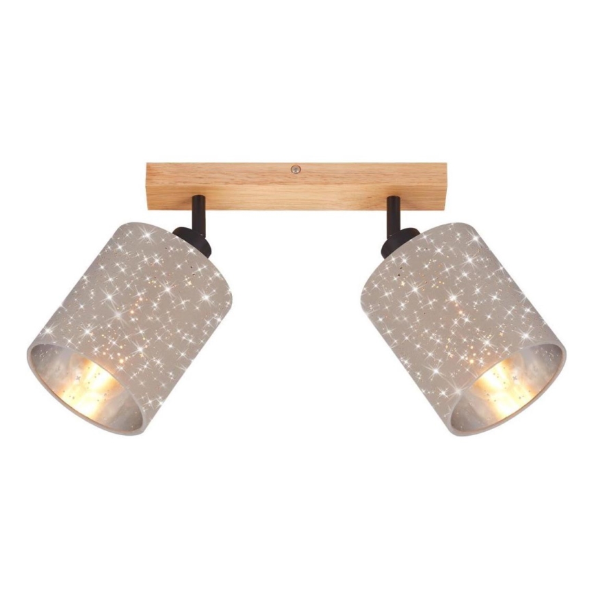 Briloner 2078-021 - Reflektorsko svetlo SPOTLIGHT 2xE27/25W/230V bež