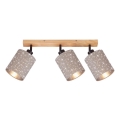 Briloner 2078-031 - Reflektorska lampa SPOTLIGHT 3xE27/25W/230V bež