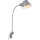 Briloner 2079-014 - Fleksibilna zidna lampa 1xE27/10W/230V srebrno