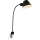Briloner 2079-015 - Fleksibilna zidna lampa 1xE27/10W/230V crno