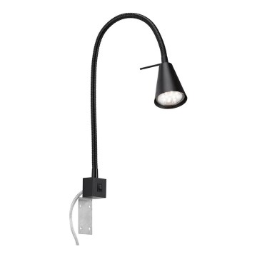 Briloner 2080-015 - LED Zidna lampa COMFORT LIGHT 1xGU10/5W/230V crno