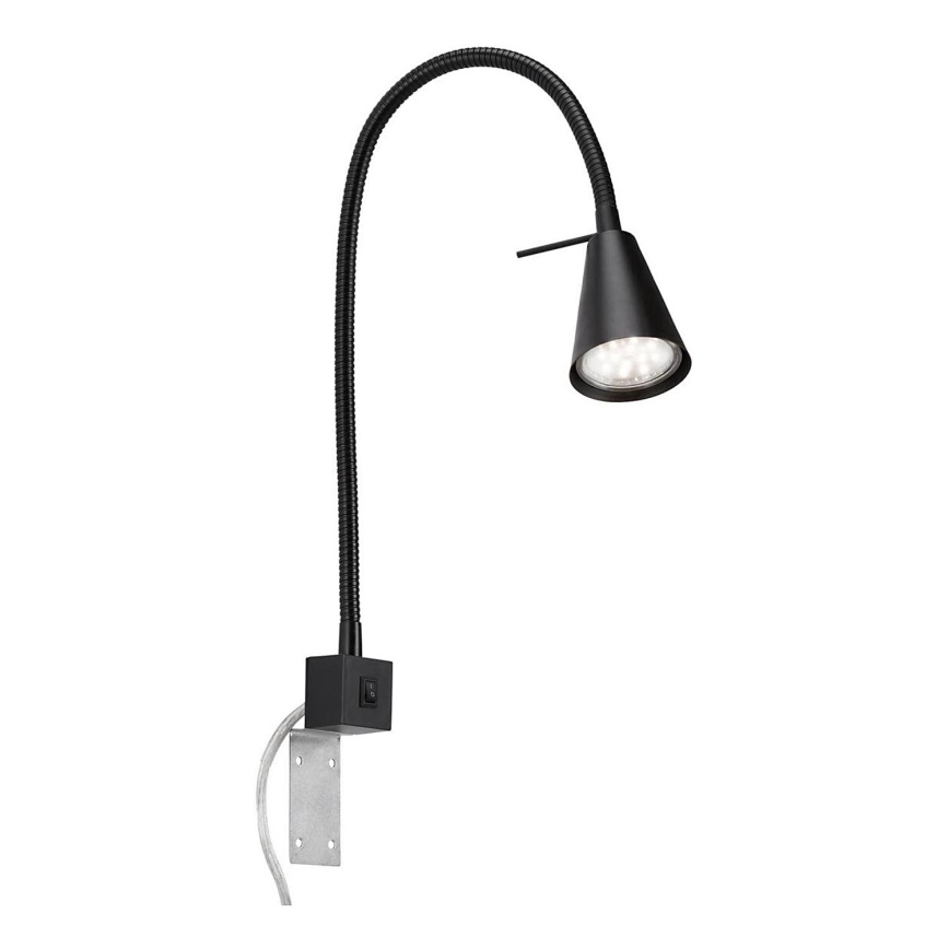 Briloner 2080-015 - LED Zidna lampa COMFORT LIGHT 1xGU10/5W/230V crno