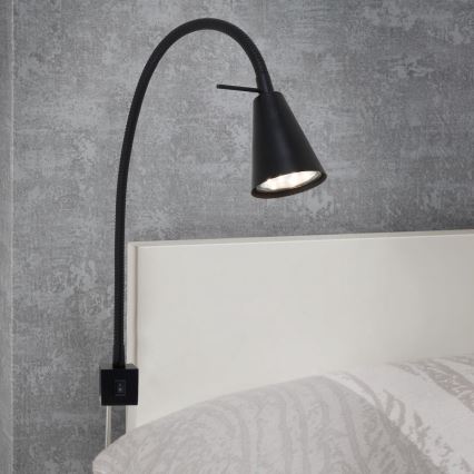 Briloner 2080-015 - LED Zidna lampa COMFORT LIGHT 1xGU10/5W/230V crno