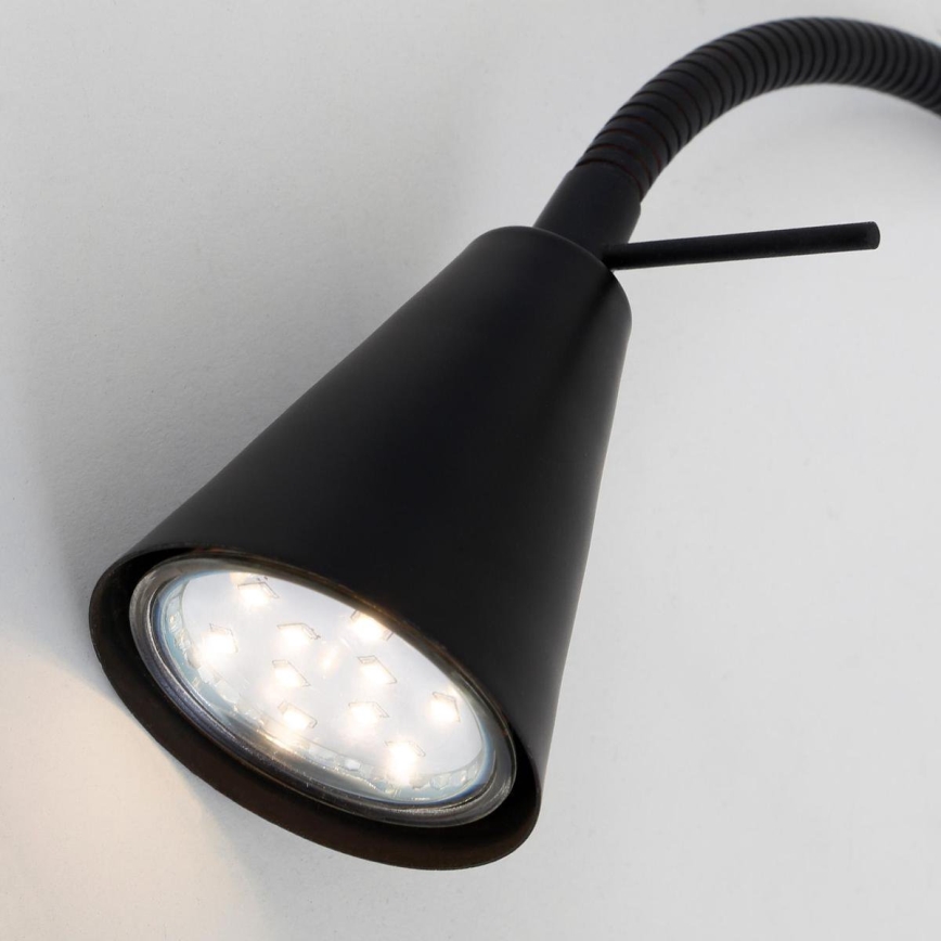 Briloner 2080-015 - LED Zidna lampa COMFORT LIGHT 1xGU10/5W/230V crno