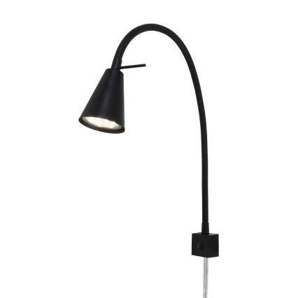 Briloner 2080-015 - LED Zidna lampa COMFORT LIGHT 1xGU10/5W/230V crno