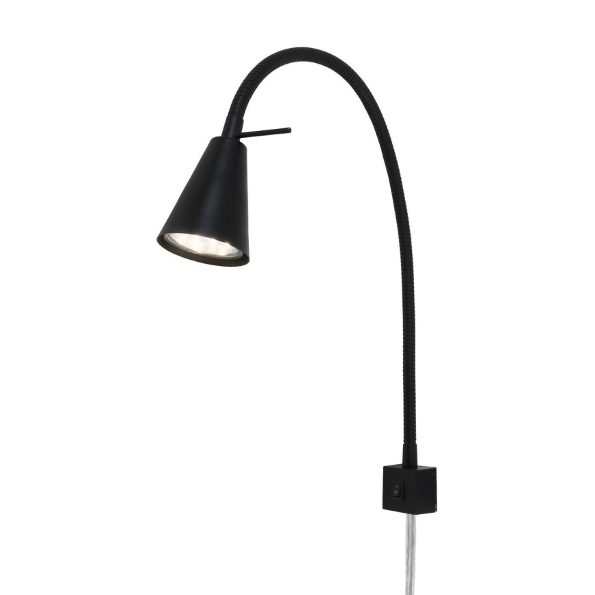 Briloner 2080-015 - LED Zidna lampa COMFORT LIGHT 1xGU10/5W/230V crno