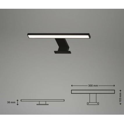 Briloner 2104-015 - LED rasveta za ogledalo u kupatilu DUN LED/5W/230V 30 cm IP44