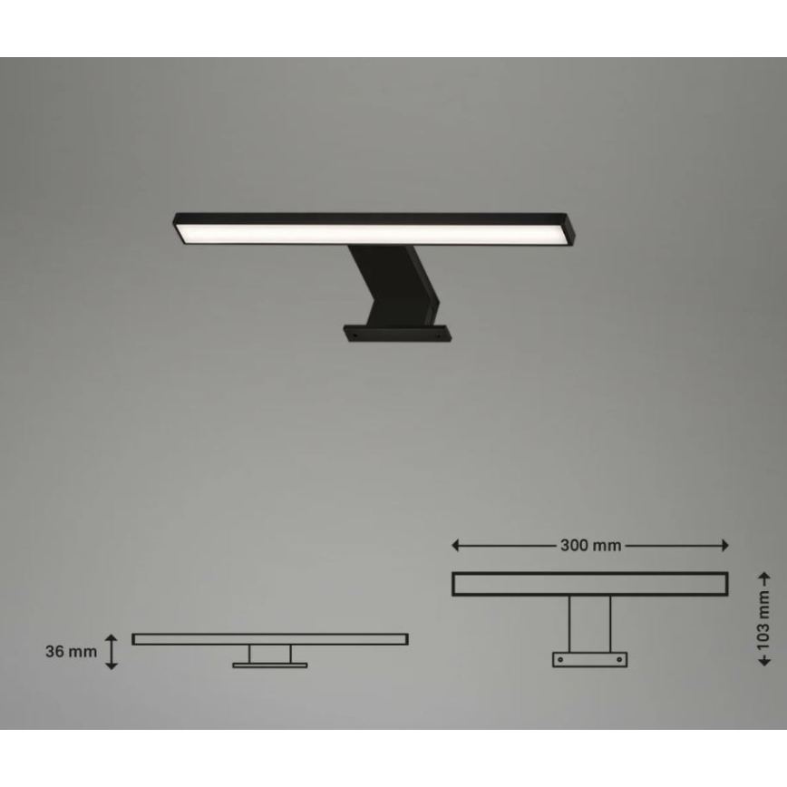Briloner 2104-015 - LED rasveta za ogledalo u kupatilu DUN LED/5W/230V 30 cm IP44