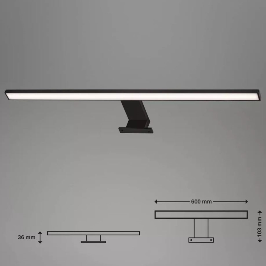 Briloner 2104-115 - LED rasveta za ogledalo u kupatilu DUN LED/8W/230V 60 cm IP44