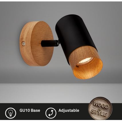 Briloner 2144015 - Zidna reflektorska lampa SPOT 1xGU10/9W/230V