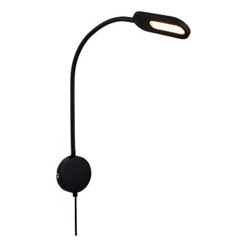 Briloner 2177015 - LED Prigušiva fleksibilna zidna lampa LED/6W/230V crno
