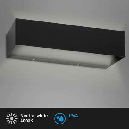 Briloner 2204-015 - LED Spoljna zidna lampa LED/8W/230V IP44 crno
