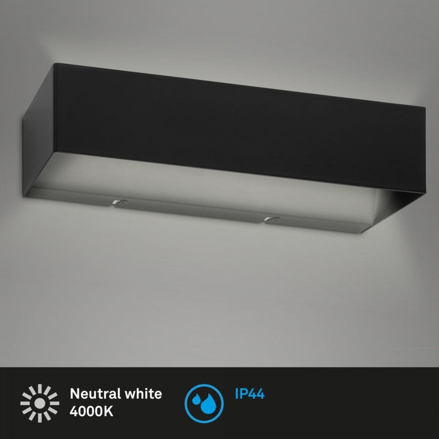 Briloner 2204-015 - LED Spoljna zidna lampa LED/8W/230V IP44 crno