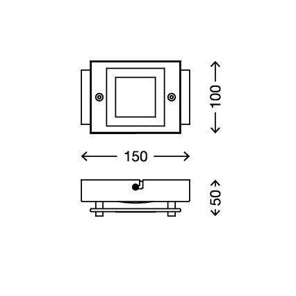 Briloner - 2213-018 - LED plafonjera za kupatilo SPLASH LED/4,5W/230V IP44