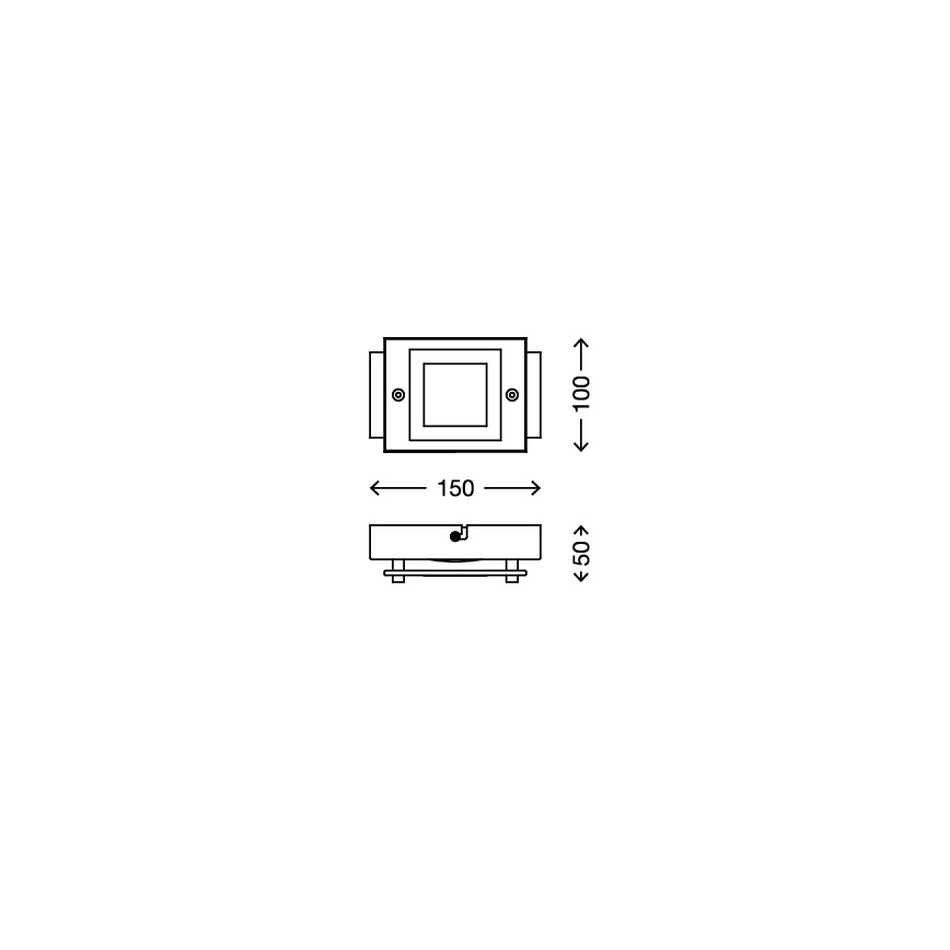 Briloner - 2213-018 - LED plafonjera za kupatilo SPLASH LED/4,5W/230V IP44