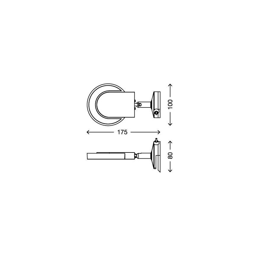 Briloner 2297-018 - LED Osvetljenje ogledala SURF 1xLED/4,5W/230V
