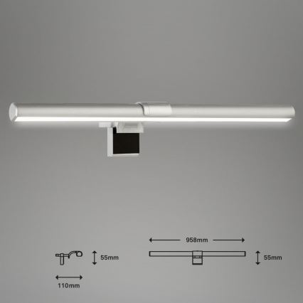 Briloner 2303-014 - LED Prigušivo osvetljenje za monitor LED/3,5W/5V 3000/4500/6500K