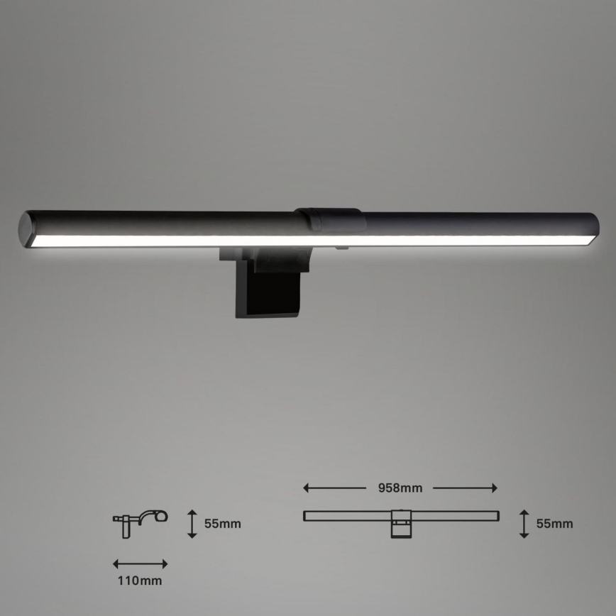 Briloner 2303-015 - LED Prigušivo osvetljenje za monitor LED/3,5W/230V 2700/4000/6500K