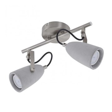 Briloner 2529-022 - LED Reflektorska lampa THIMBLE 2xGU10/5W/230V beton