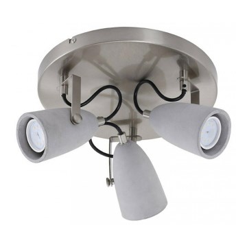 Briloner 2529-032 - LED Reflektorska lampa THIMBLE 3xGU10/5W/230V beton