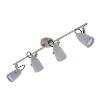 Briloner 2529-042 - LED ugradni spot THIMBLE 4xGU10/5W/230V beton