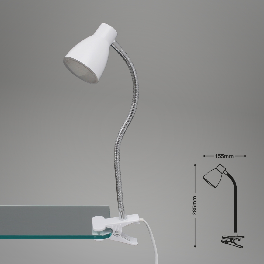 Briloner 2615-016P - LED Lampa sa štipaljkom GRIP LED/2,5W/230V bela
