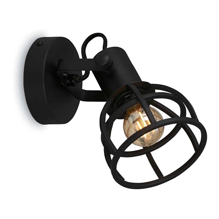 Briloner 2669-015 - Zidna reflektorska lampa RETRO 1xE14/25W/230V crno