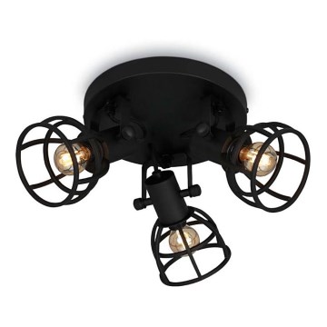 Briloner 2669-035 - Reflektorska lampa RETRO 3xE14/25W/230V
