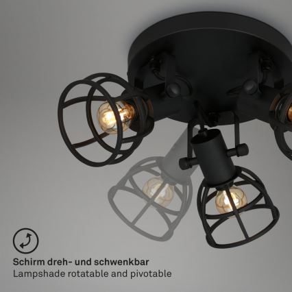 Briloner 2669-035 - Reflektorska lampa RETRO 3xE14/25W/230V