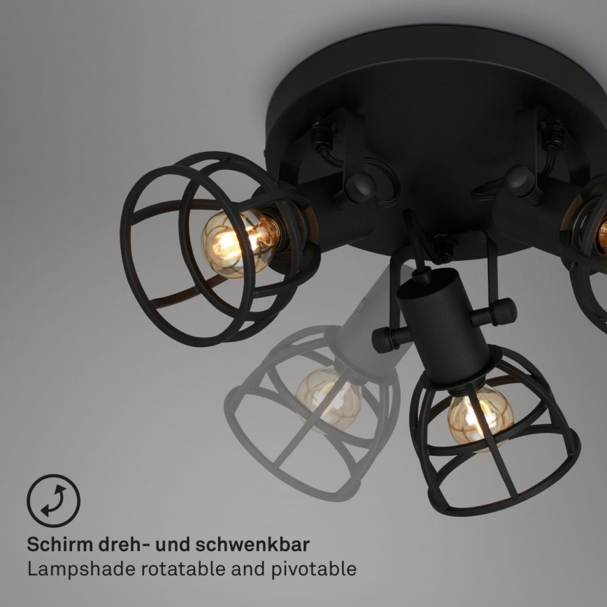 Briloner 2669-035 - Reflektorska lampa RETRO 3xE14/25W/230V
