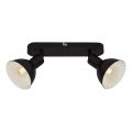 Briloner 2674-025 - Reflektorska lampa RETRO 2xE14/25W/230V crno