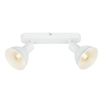 Briloner 2674-026 - Reflektorska lampa RETRO 2xE14/25W/230V bela