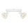 Briloner 2674-026 - Reflektorska lampa RETRO 2xE14/25W/230V bela