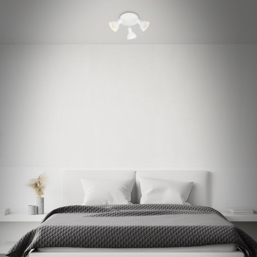 Briloner 2674-036 - Reflektorska lampa RETRO 3xE14/25W/230V bela