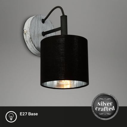 Briloner 2737-014 - Zidna lampa SILVER CRAFTED 1xE14/25W/230V