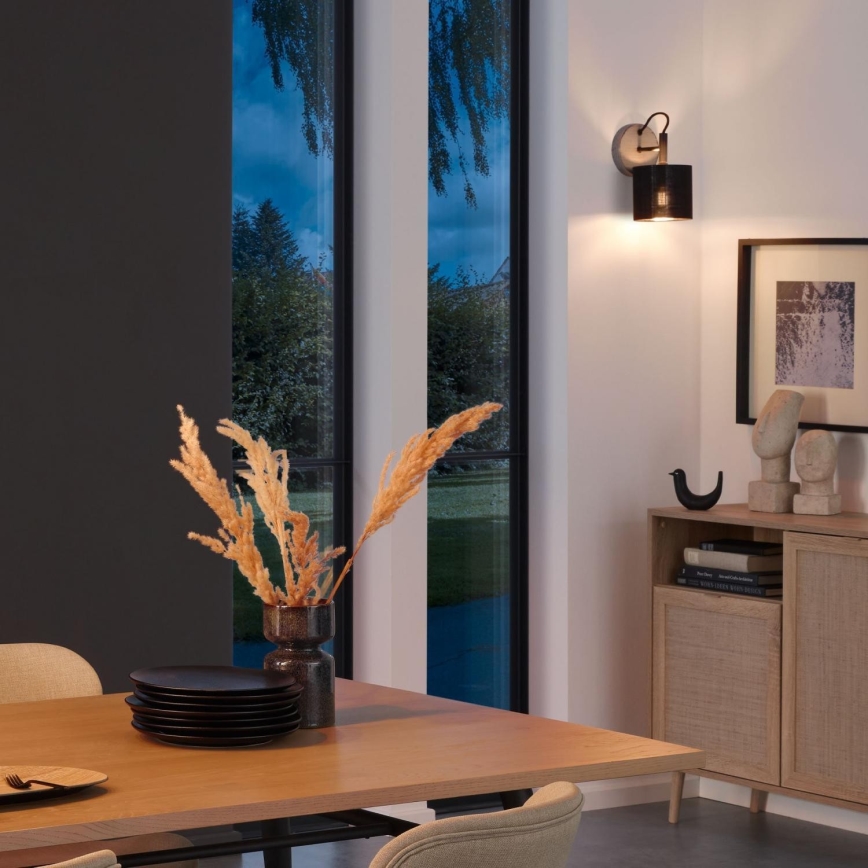 Briloner 2737-014 - Zidna svetiljka SILVER CRAFTED 1xE14/25W/230V