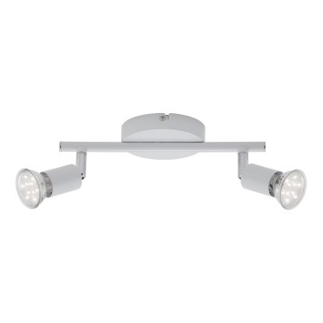 Briloner 2767-026 - LED Reflektorska lampa 2xGU10/6W/230V bela
