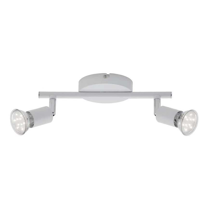 Briloner 2767-026 - LED Reflektorska lampa 2xGU10/6W/230V bela