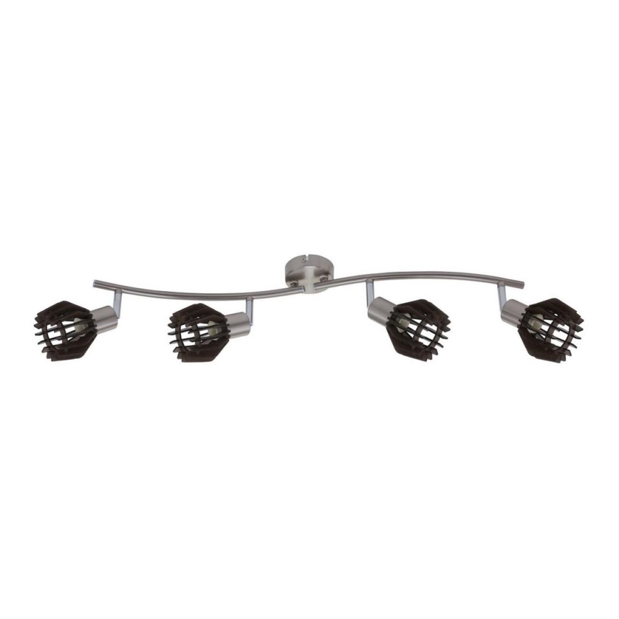 Briloner 2812-042 - Reflektorska lampa NATURE 4xE14/5,5W/230V fikus elastika