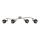 Briloner 2812-042 - Reflektorska lampa NATURE 4xE14/5,5W/230V fikus elastika