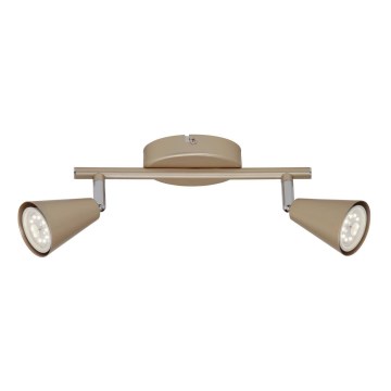 Briloner 2849-027 - LED Reflektorska lampa GOLD BASIC 2xGU10/5W/230V