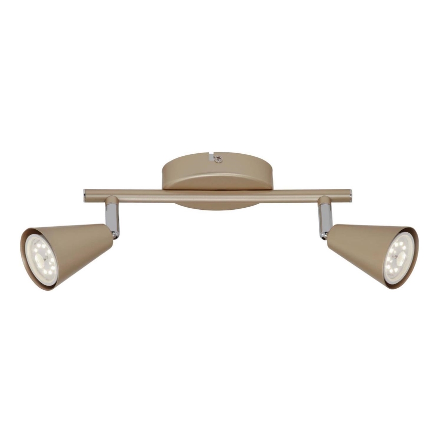Briloner 2849-027 - LED Reflektorska lampa GOLD BASIC 2xGU10/5W/230V