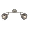 Briloner 2852- 026 - Reflektorska lampa RETRO 2xE14/5,5W/230V fikus elastika