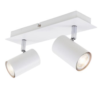 Briloner 2857-026 - Reflektorska lampa SPOT 2xGU10/40W/230V bela