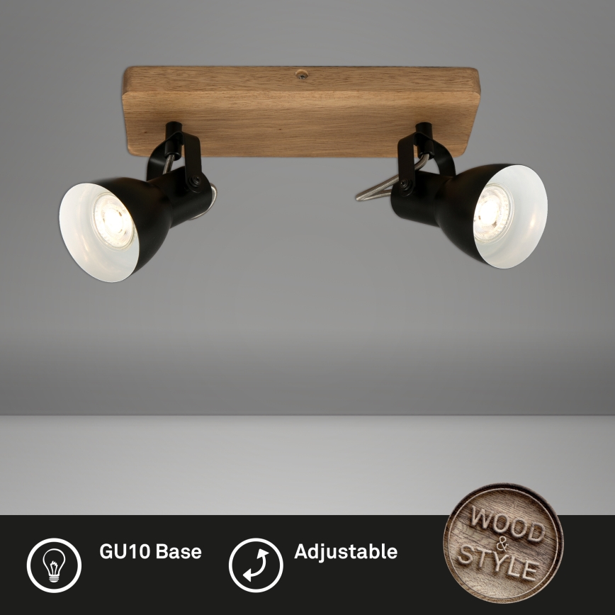 Briloner 2902-025 - Reflektorska lampa SPOT 2xGU10/35W/230V