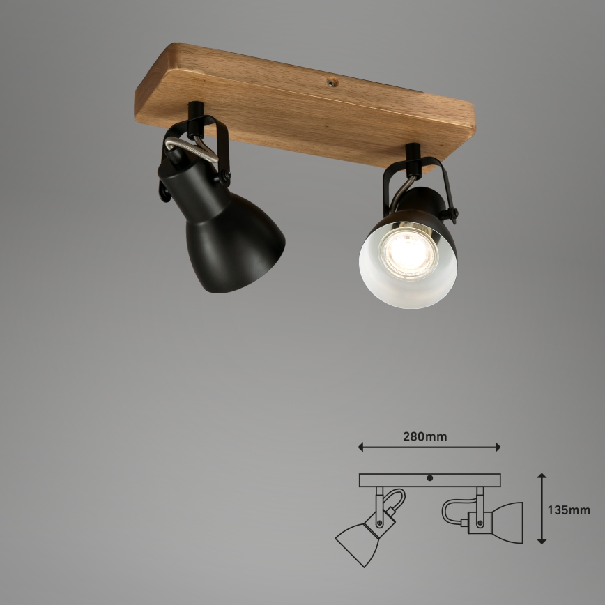 Briloner 2902-025 - Reflektorska lampa SPOT 2xGU10/35W/230V